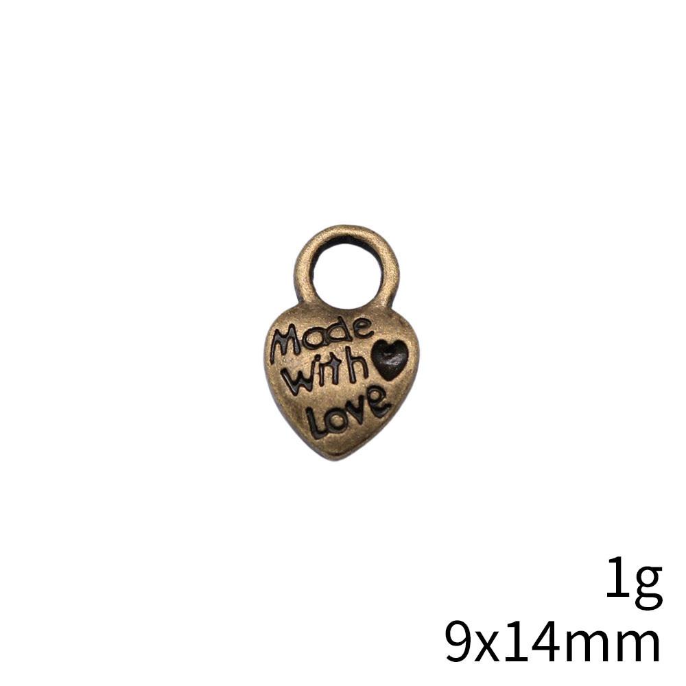 Valentine's Day Charm Phone Love Heart Tags Best Friends Charms Pendant Art Supplies Craft Pendants