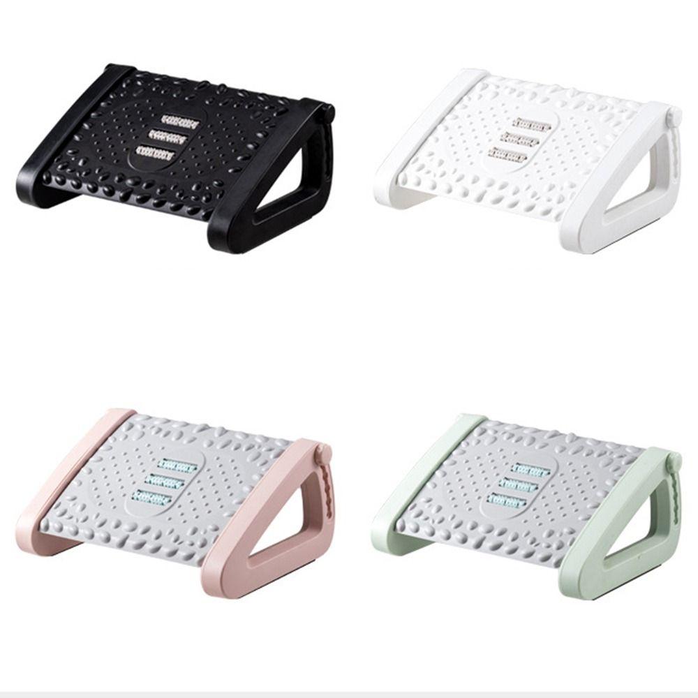 

Adjustable Height Ergonomic Foot Stool Ergonomic Footrest Cushion Foot Rest Stool Living Room