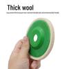 Wool Polishing Disc 95/100 for Angle Grinder with Felt Wheel