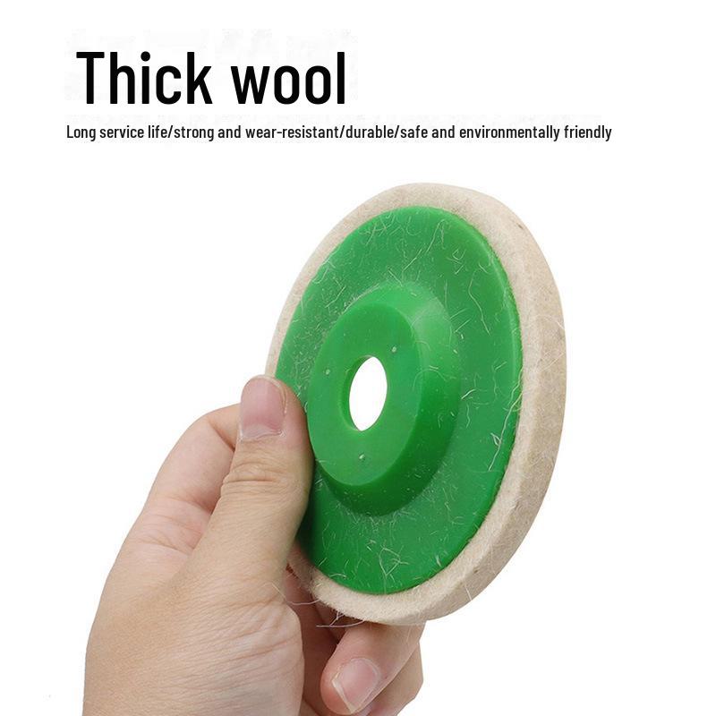 Wool Polishing Disc 95/100 for Angle Grinder with Felt Wheel