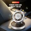Car Solar Automatic Rotating Air Freshener Diffuser Car Interiors Dashboard Perfume Decoration To Remove Odor Auto Accessories
