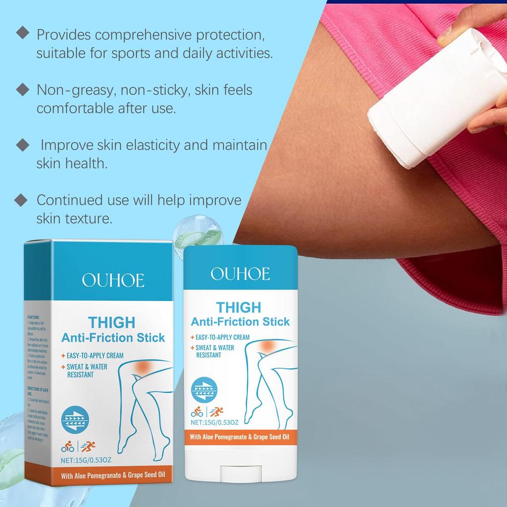 OUHOE Oberschenkel Anti-Scheuer-Stick Outdoor-Sport Haut Bein Feuchtigkeitspflege Schützende Fußcreme