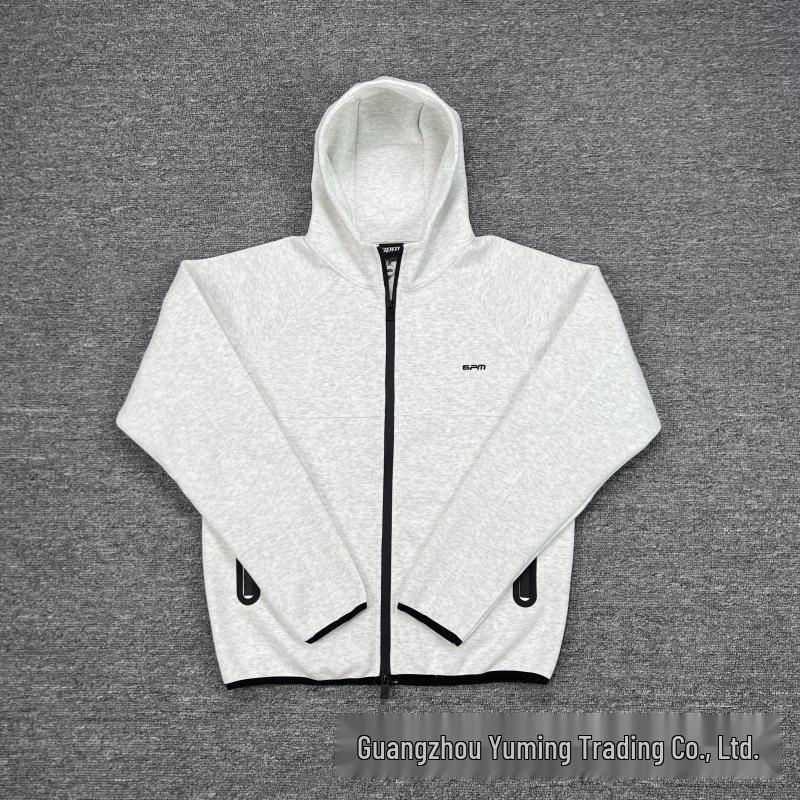 Modny Unisex Zestaw Bluza i Spodnie 2025 z Haftem 6PM na Piersi