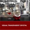1500ml Shape U Unique and Elegant Shape Lead-free Crystal Glass Wine Decanter