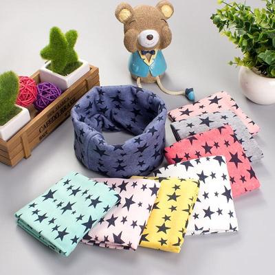 Baby Boys Girls Kids Long Warm Stars Printed Snood Outdoor Neck Warmer Scarf
