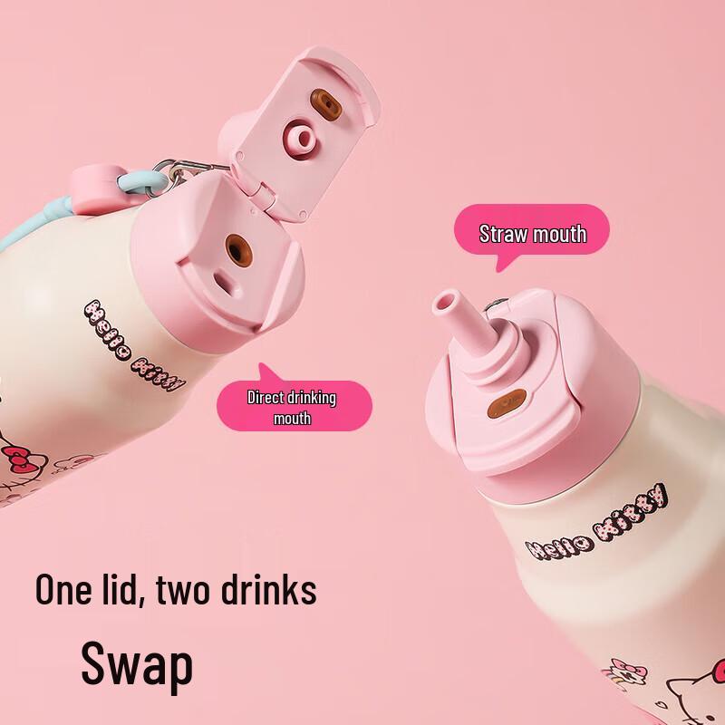 BearCup Rainbow Kitty Portable Thermos Cup