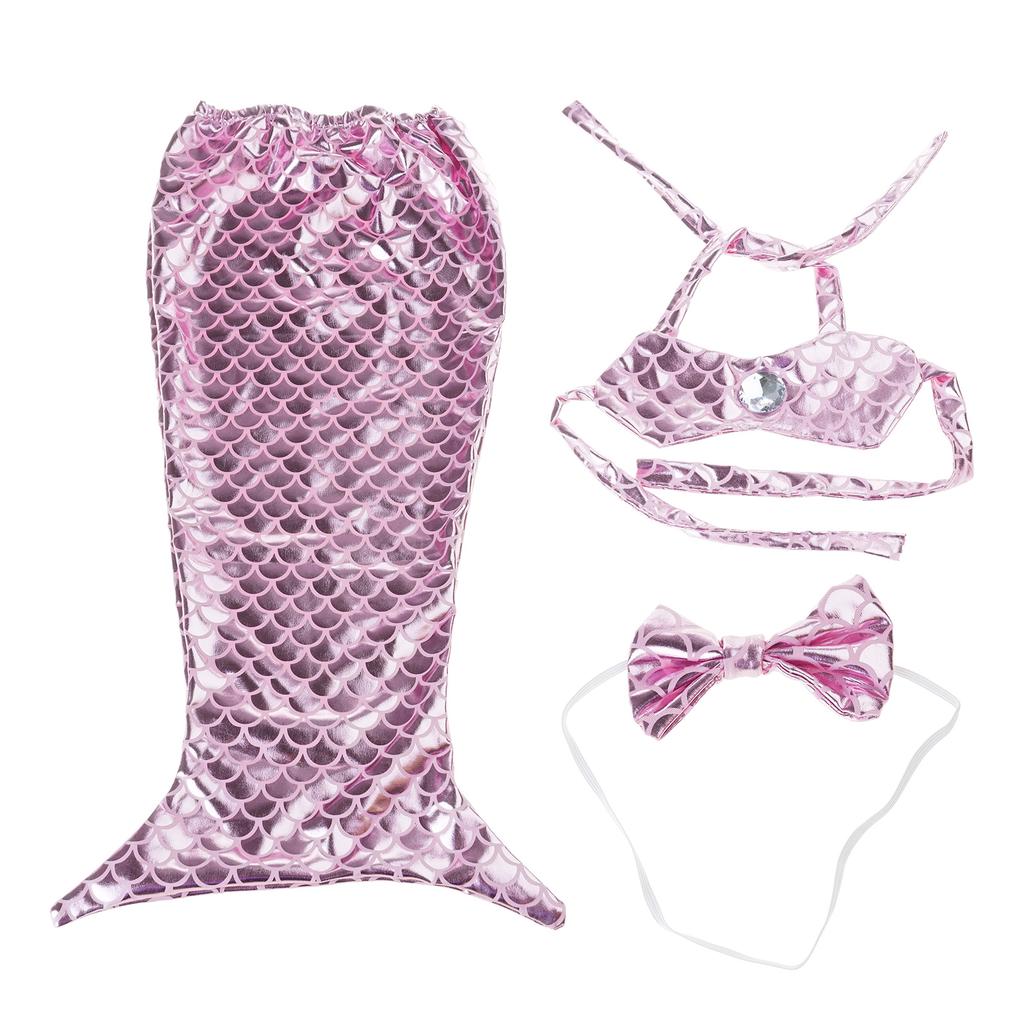 Lovely Puppy Beach Dress Skirt Scale Dress Mermaid Bowknot Beach Outfit Skirt Colorful Costume Pet Outfit Party