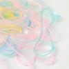 Daiso Klare Pastellfarbene TPU-Bänder Packung mit 120