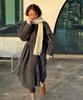 GENERALIDEA Balmacaan Single Handmade Long Coat [Charcoal] / Wbe3L10510