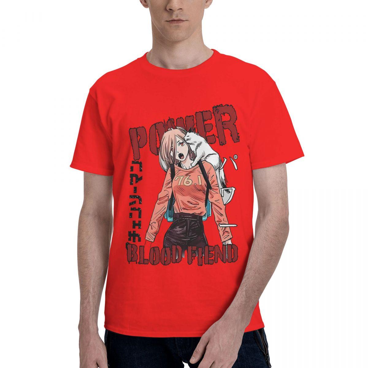 Power 100 Cotton Casual Breathable Confortable T Shirt Mens TShirts T Shirt Men S