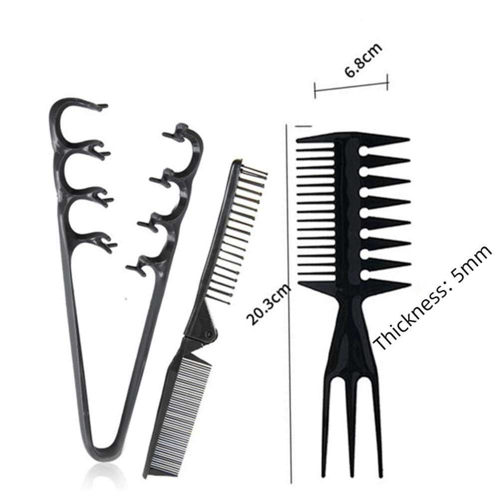 Lightweight Hair Combs Easy To Clean Hair Slit Comb New Curly Volumizer Hairline Comb