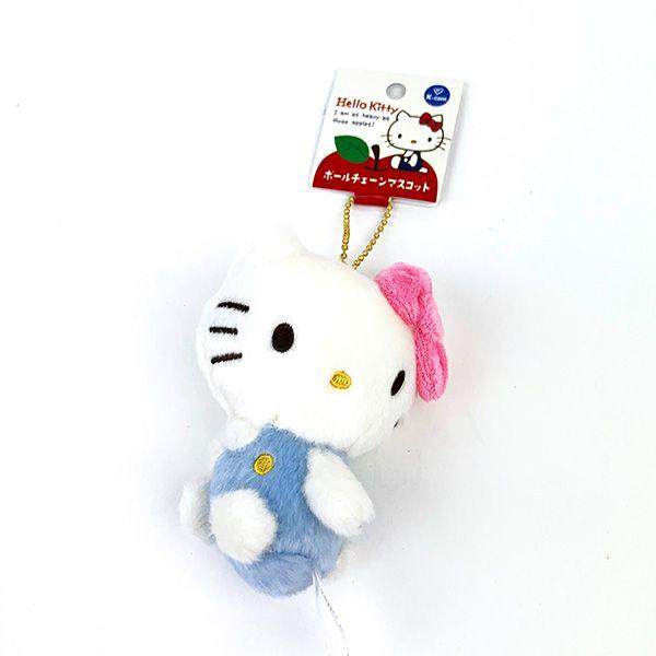 Sanrio Hello Kitty (70s) Ball Chain Mascot Pink Plush Keychain