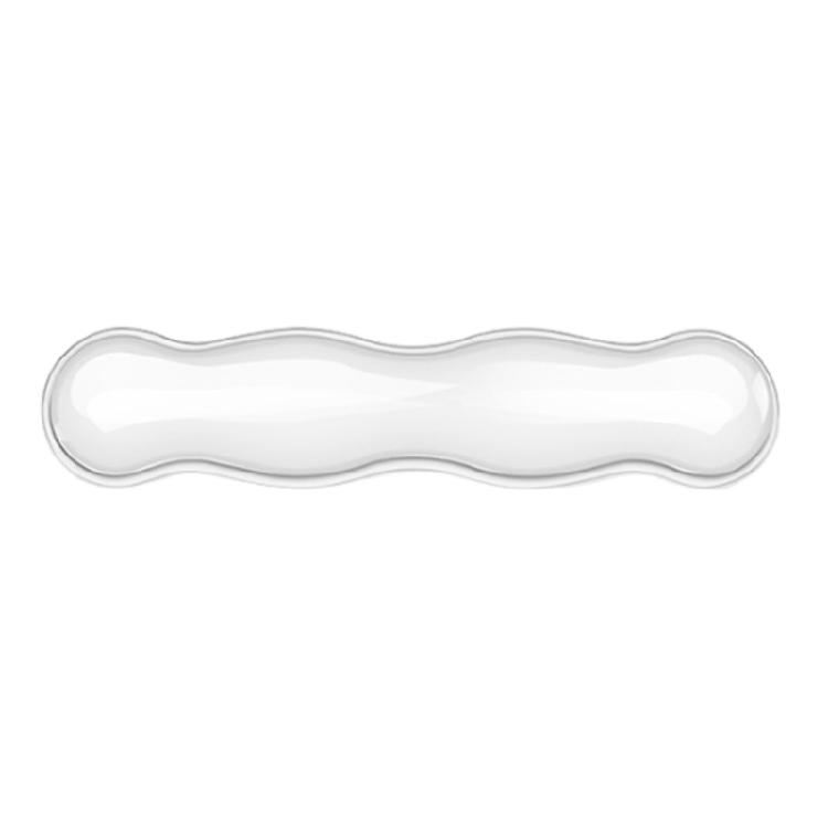 

Ergonomic Gel Wrist Rest for Mechanical Keyboards, Cool Silicone Cushion for Office Work and Gaming прозорий