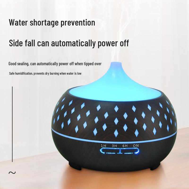 

400 мл Бесшумный увлажнитель с ночником и таймером - Большая емкость для ароматерапии дома и в офисе 400ml