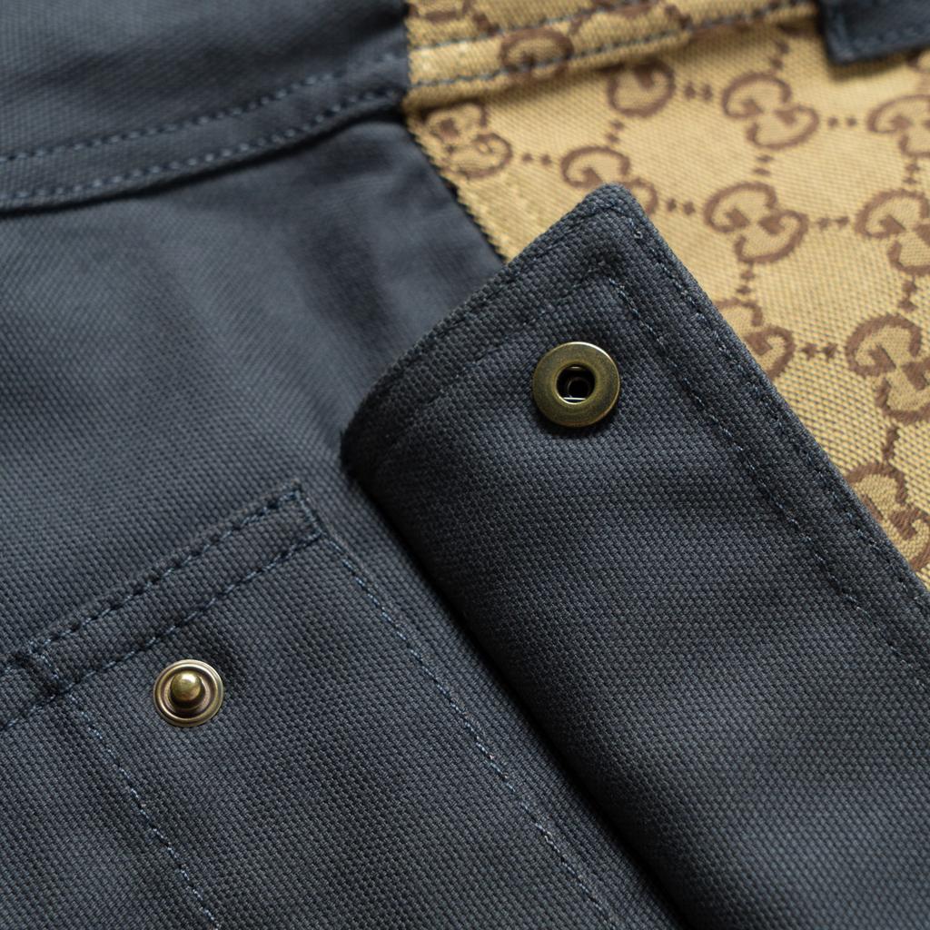 GUCCI Cotton Canvas Bermuda Gg Insert Shorts 742850-XDCEY-1168
