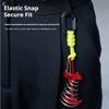 Multifunktionaler Dreieck-Karabiner 7-Strängiges Anti-Lost Schlüsselband Handgelenk-Haken 1,5 cm max. Öffnung für Outdoor-Camping Taschenlampe Schlüssel