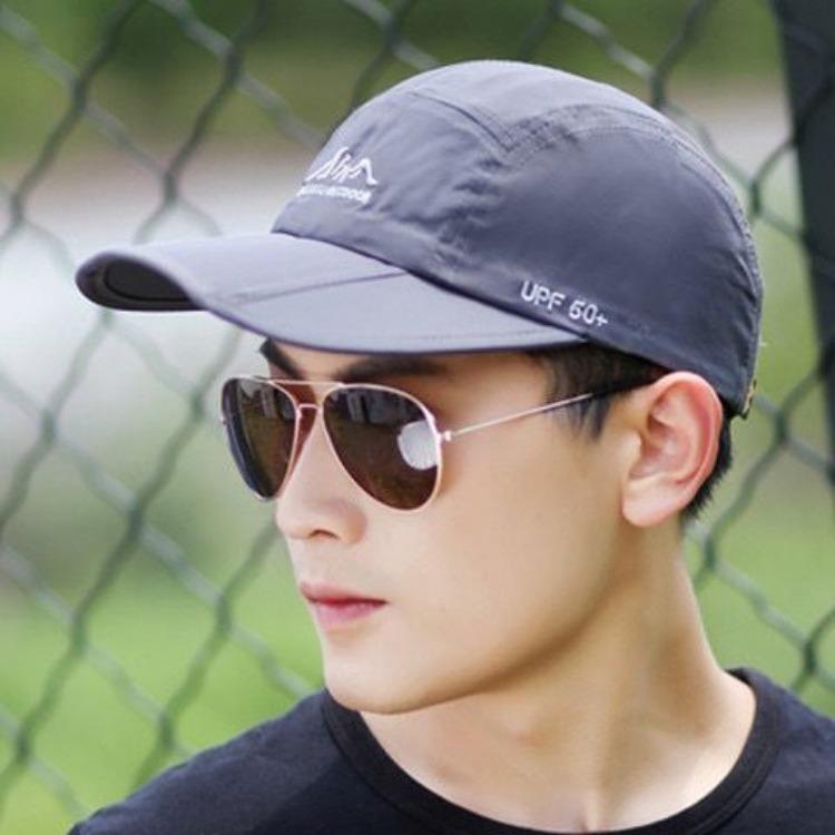 Hat Men's Summer Long Brimmed Duck Tongue Hat Outdoor Sunscreen Hat Sunscreen Baseball Hat Women's Hat