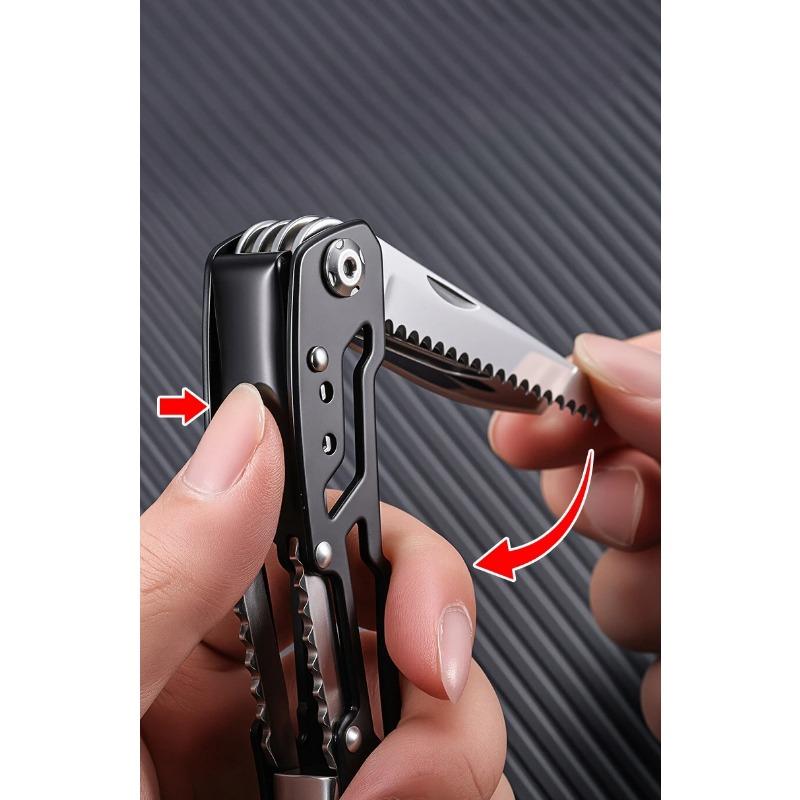 Taschen Mini-Zange Messer Schraubendreher Klappbar Kleines Multitool Öffner Nagelfeile Präzisionszange Handwerkzeuge Outdoor Notfallwerkzeug