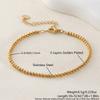 Steel Bead and Pearl Bracelet, 304 Stainless Steel Elastic String Bracelet