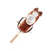 Horse Stick Toy Plush Soft Cartoon Look Sound Effect Horse Head Stick Toy with Wheels and Thickened