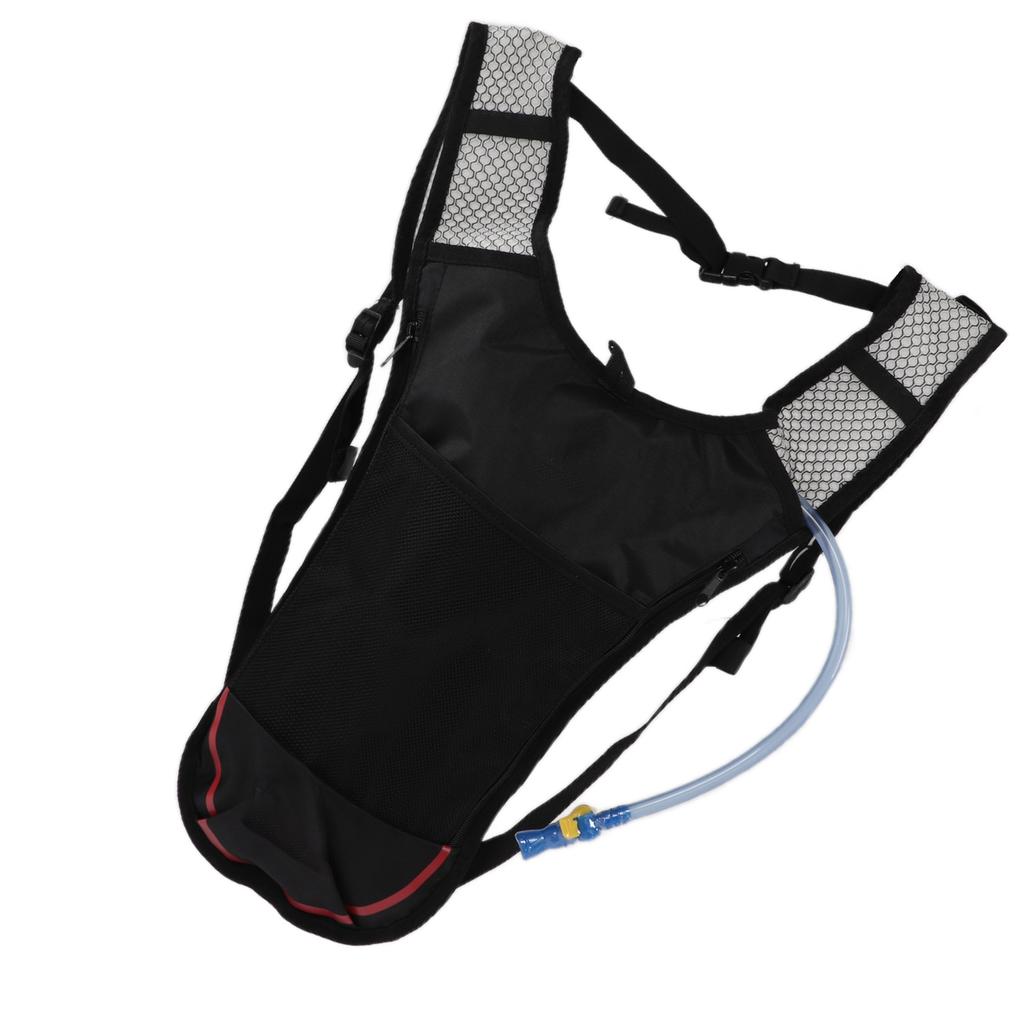 Hydration Pack Lightweight Breathable Multifunctional Water Backpack with 2L Water Bag Straw for Running Hiking Cycling