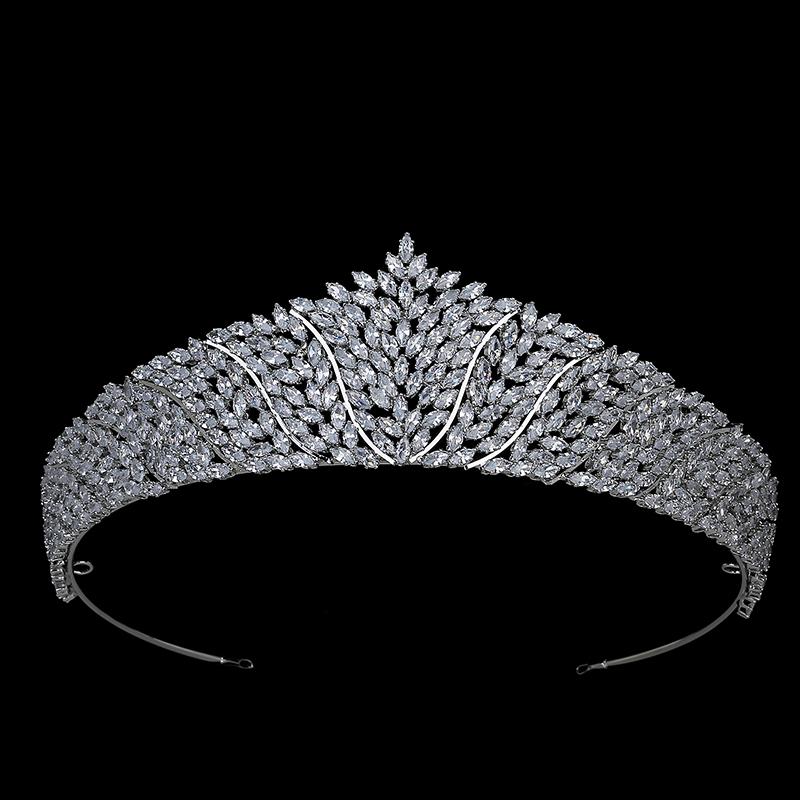 Bridal Wedding Tiara Classic New Fashion Design Bridal Hair Accessories Anniversary Wedding Women Crowns BC5735 Corona Princesa