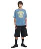 Nomaenyueol Layered Arch Graphic T-Shirt - Washed Navy