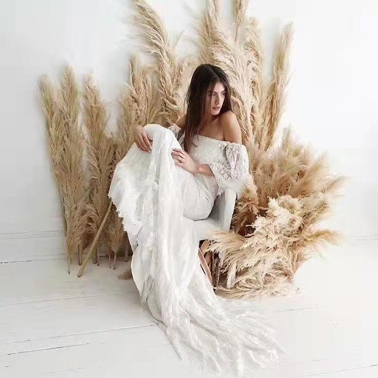 Extra Large Preserved Pampas Grass Bouquet for Nordic Style Decor