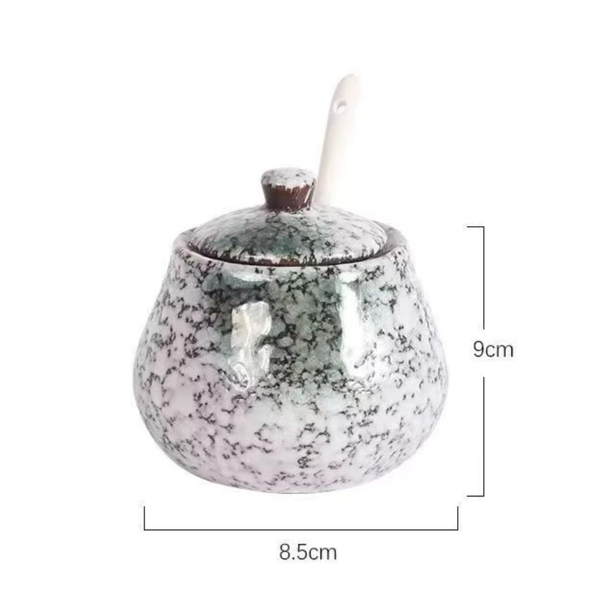 Japanese Ceramic Soy Sauce & Oil Dispenser – Retro Vinegar Bottle for Kitchen Seasoning & Cooking Tools