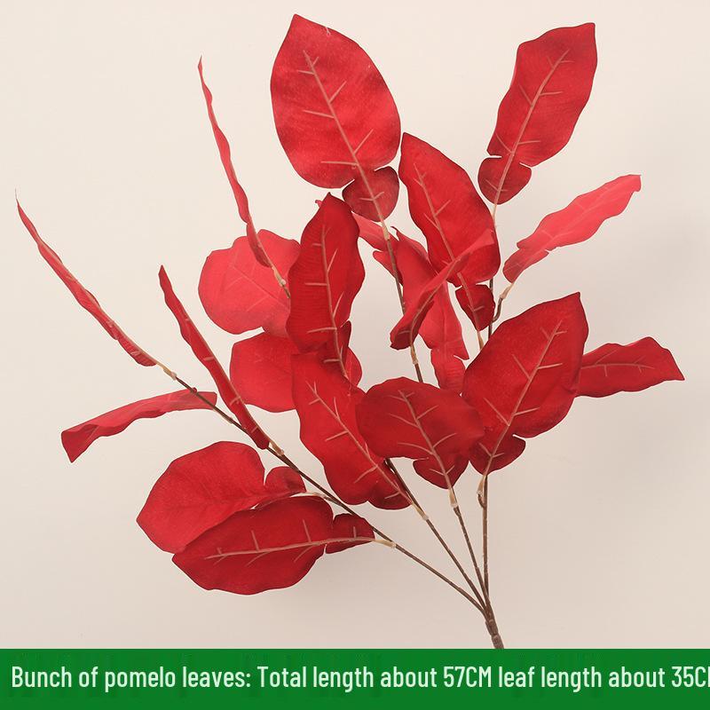 Wine Red Artificial Floral Bouquet - Chinese Wedding & Engagement Ceiling Decoration