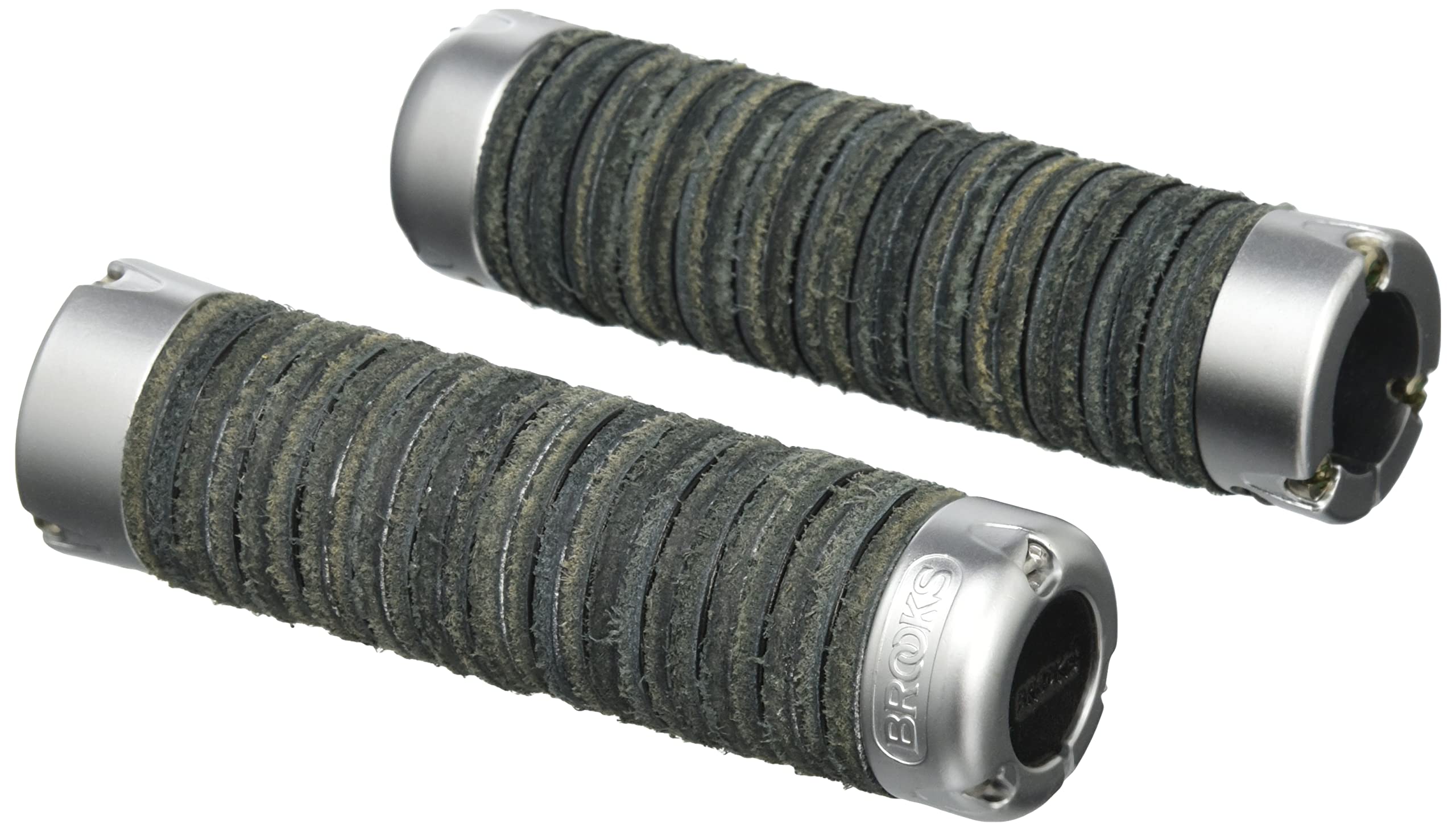 

BROOKS Adjustable Length Natural Leather Plump Black Japanese Grips, [Official Product] чёрный