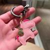 1Pcs Handmade Leather Car Keychain Pendant Exquisite Personalized Horse Key Chain Rope For Men And Women Diy Accessories