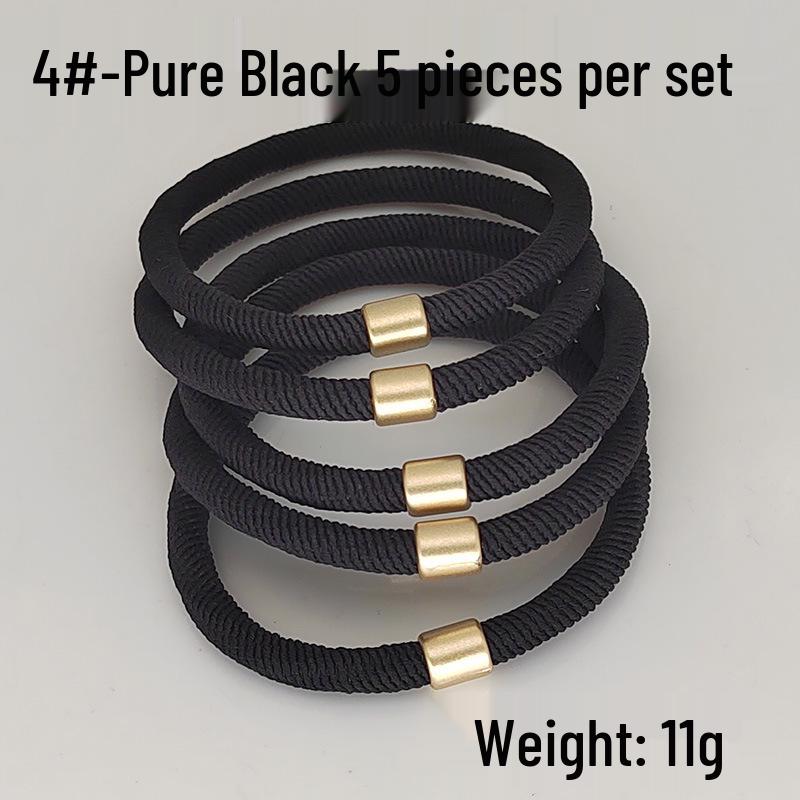 High-Elasticity Spiral Hair Tie - Stylish, Hair-Friendly, Twill Rubber Band for a Trendy Look