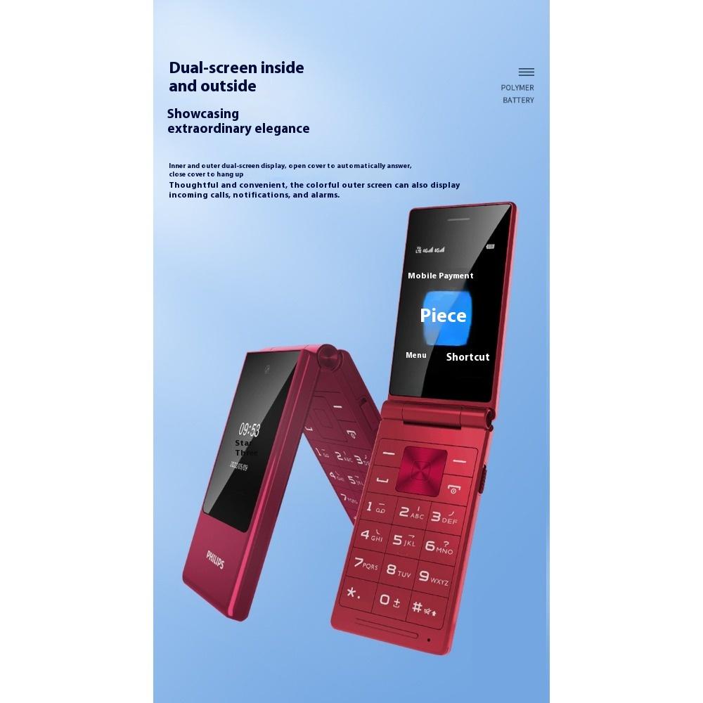 Flip Mobile Phone Dual Screen V13 Dual Card Dual Standby Multi-function Elderly Machine Student Mobile Phone