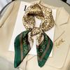 New Fashion 70X70Cmprinted Women'S Scarf Pashmina Silk Scarf Square Shawl Decorative Headband Neck Luxury Design Bandana
