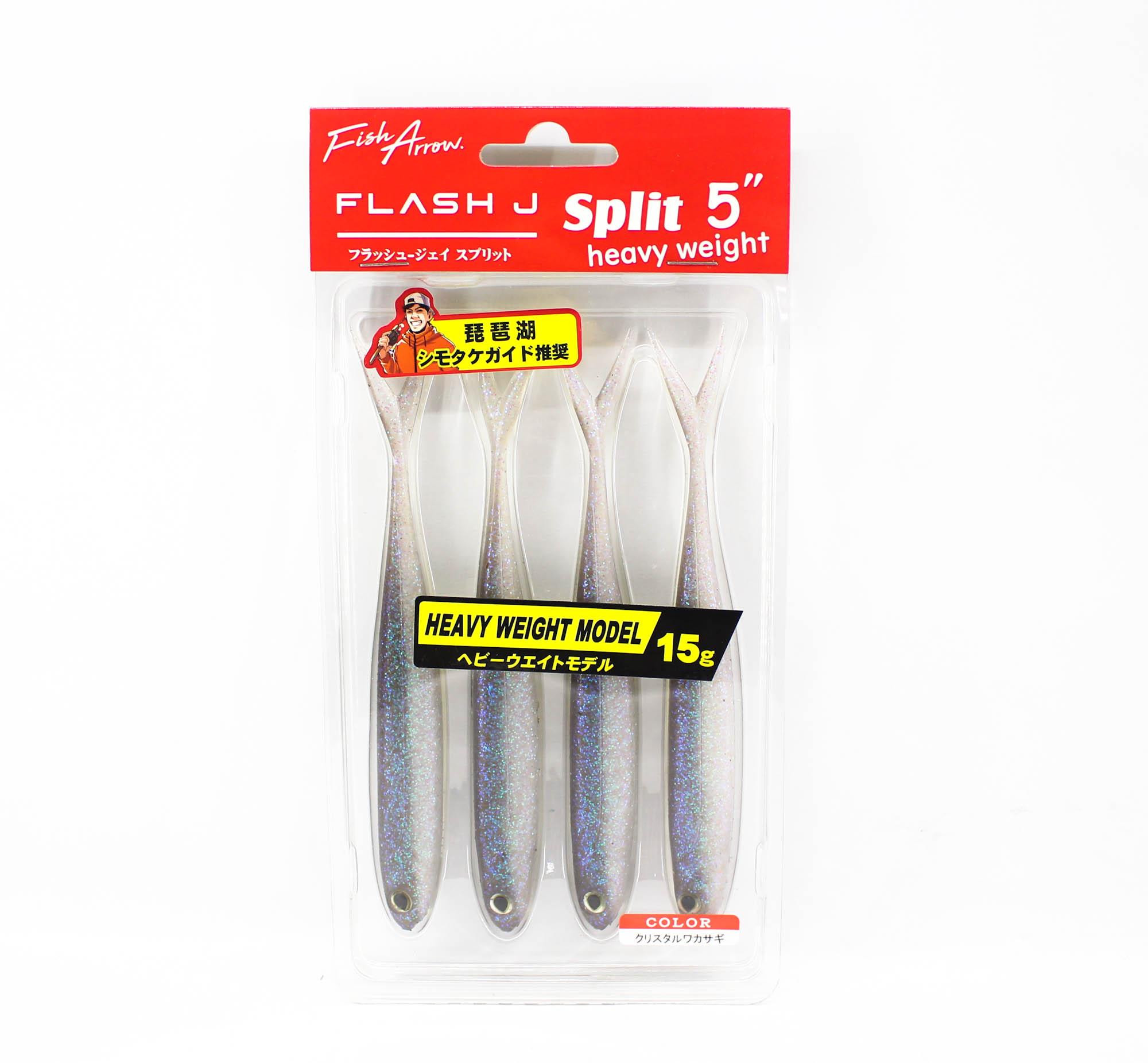

Fish Arrow Мягкая приманка Flash J Split 5 дюймов HW 15 грамм 4/упаковка 41 (5900)