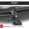 New Genuine Cowhide Chest Bag With Large Capacity Versatile Crossbody Fashionable Leather Men's Shoulder