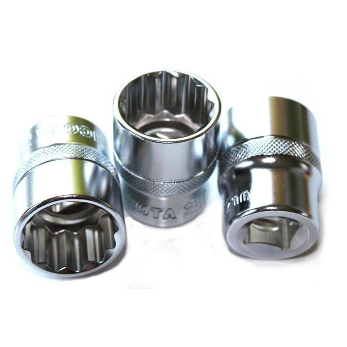 Douille 1/2 pouce 12 pans Cr-V Qualité Industrielle -