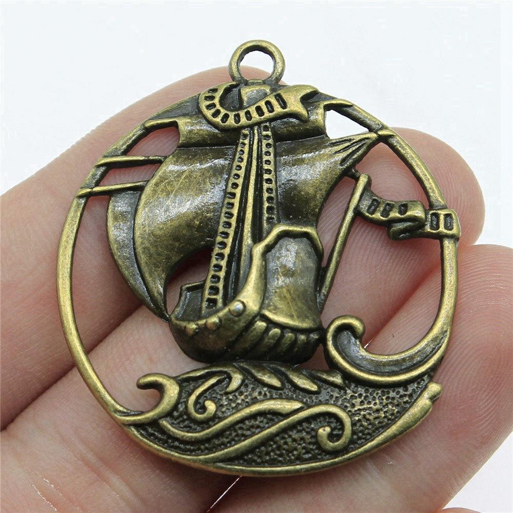 Charms Airplane Ship Pendants Minimalist Jewelry Components QC001