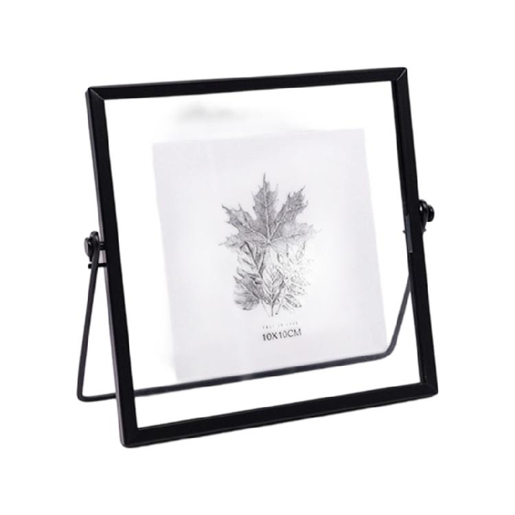 

Creative Pressed Flower Craft Floating Picture Frame Tabletop Artwork Photo Frame Decoration for Tabletop Display 4 чёрный