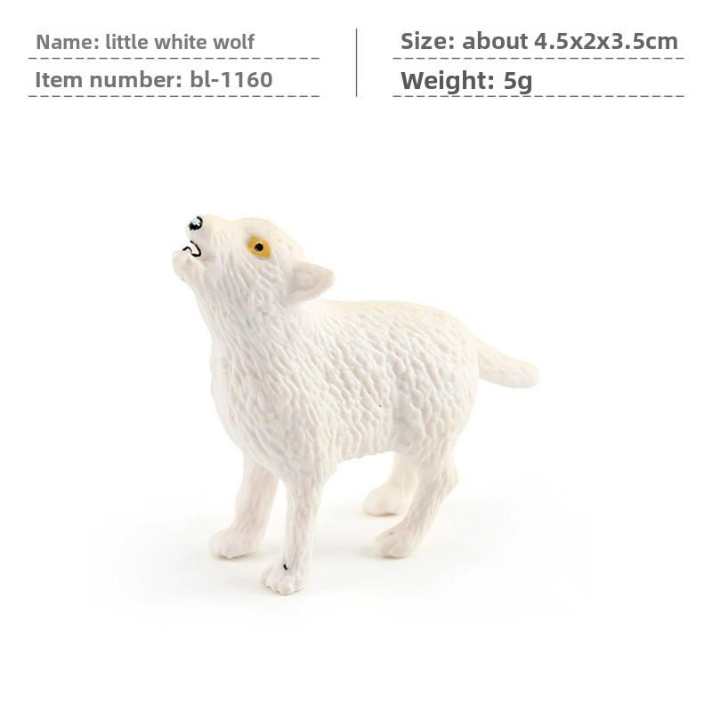 Wolf Arctic Wildlife Pvc Figurine Models For Collectors And Nature Decor Scene