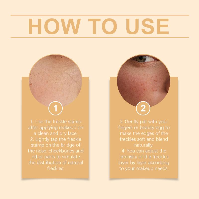 Freckle Pen for Face Light Brown Waterproof Sweatproof Long Lasting Coverage for Moles Spots Contour Look