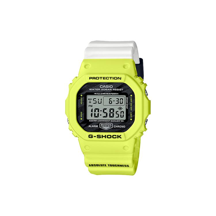 CASIO Men G SQUAD Series Watch DW-5600TGA-9 Yellow Watch Case