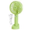 Portable Rechargeable Mini Fan Handheld Fans With Base Summer Outdoor 3 Speed Adjustable Cooling Fan With Phone Holder