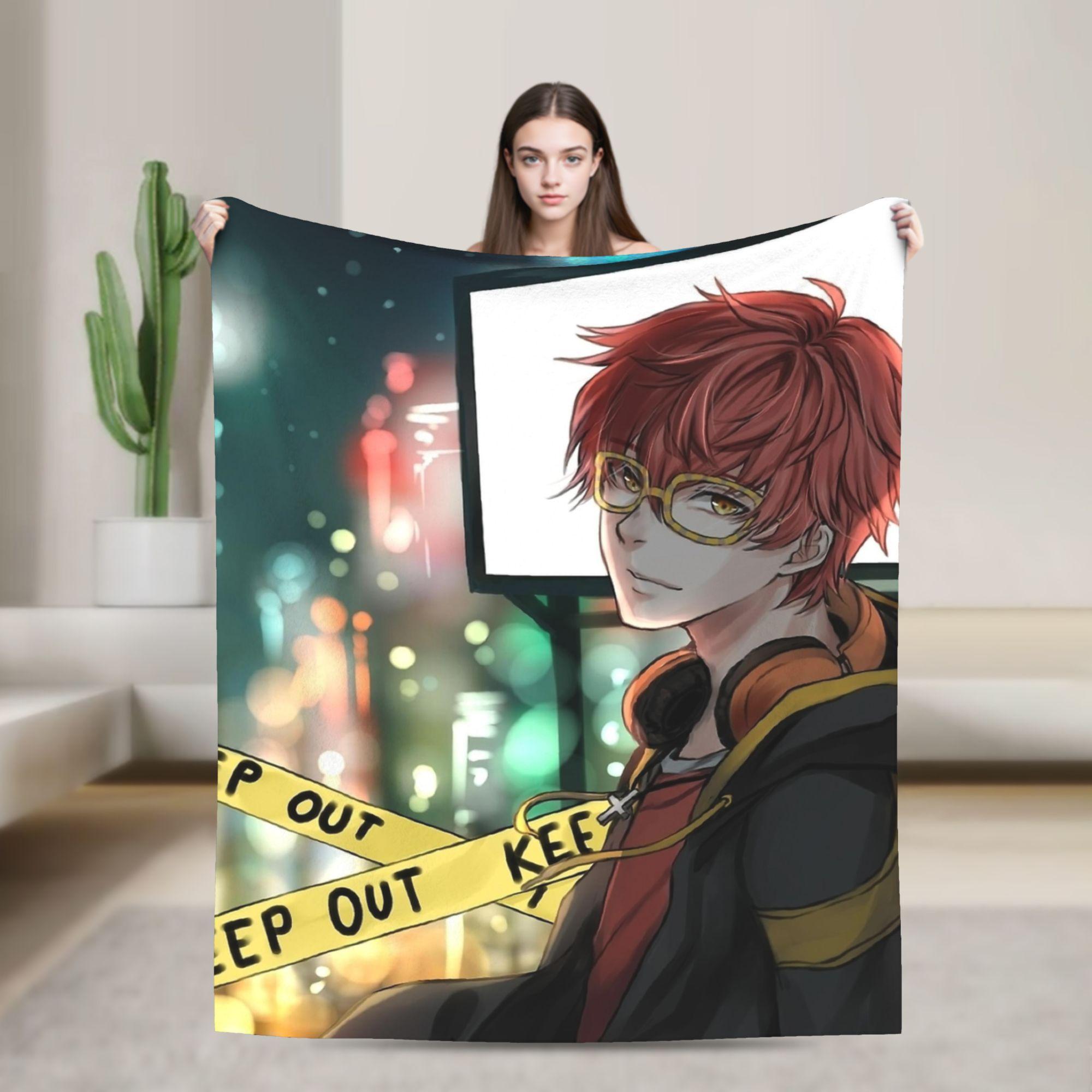 

Mystic Messenger Blankets Quality Warm Soft Throw Blanket Spring Picnic Couch Chair Sofa Bed Funny Bedspread 30x40in