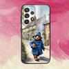 Cute P-Paddington B-Bear Phone Case For Samsung S25,S24,S21,S22,S23,S30,Ultra,S20,Plus,Fe,Lite,Note,10,9,5G Black Cover