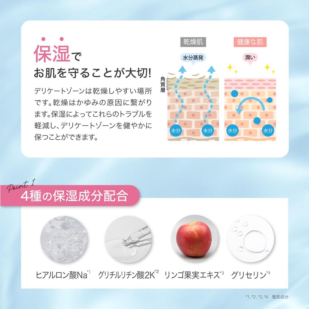 Wiwewo VIO Sheet Moisturizing Pack for Delicate Hair Dark Moisturizing Nonwoven Specially Hyaluronic Apple Juice Feminine Femtech FUJI JAPAN [5-Piece