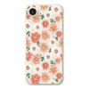 For iPhone 16e Case Chrysanthemum Pattern Printing Straight Edge TPU Phone Back Cover