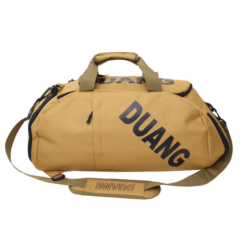 Versatile Large Capacity Sports & Travel Bag - Wet/Dry Separation, Handheld/Shoulder Carry for Fitness & Business Trips.