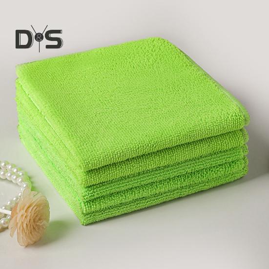 5Pcs 30x30cm Large Microfiber Cleaning Clothes Oil Stain Remover Highly Absorbent Reusable Kitchen Towels Set